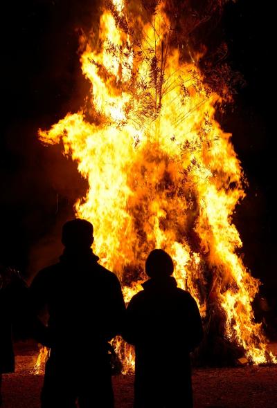 9－野口①青根のどんど焼き