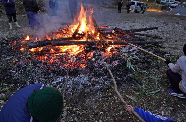 9－野口②青根のどんど焼き