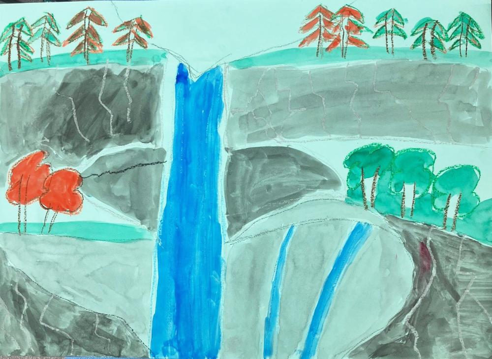 東原小しょうた_けごんの滝